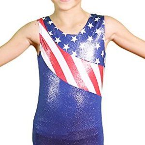 BAOHULU Girls Leotards for Gymnastics Patriotic